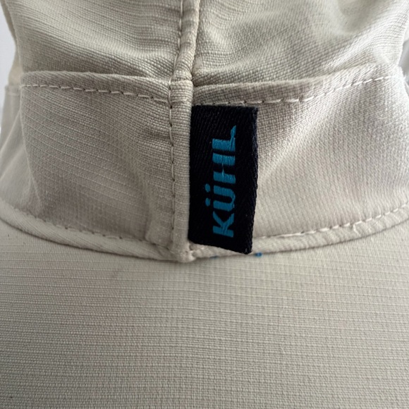 KÜHL Wide Brim Sun Hat Hiking Fishing Outdoor Khaki Adjustable - Picture 6 of 6